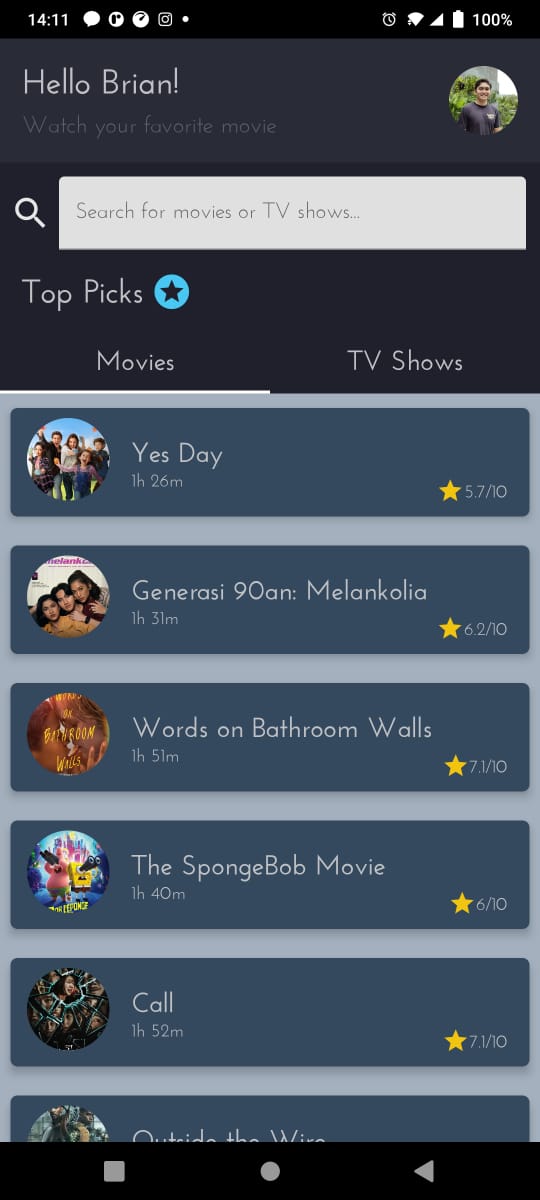 GitHub - briancatraguna/movies: Movie android app to search, save and ...
