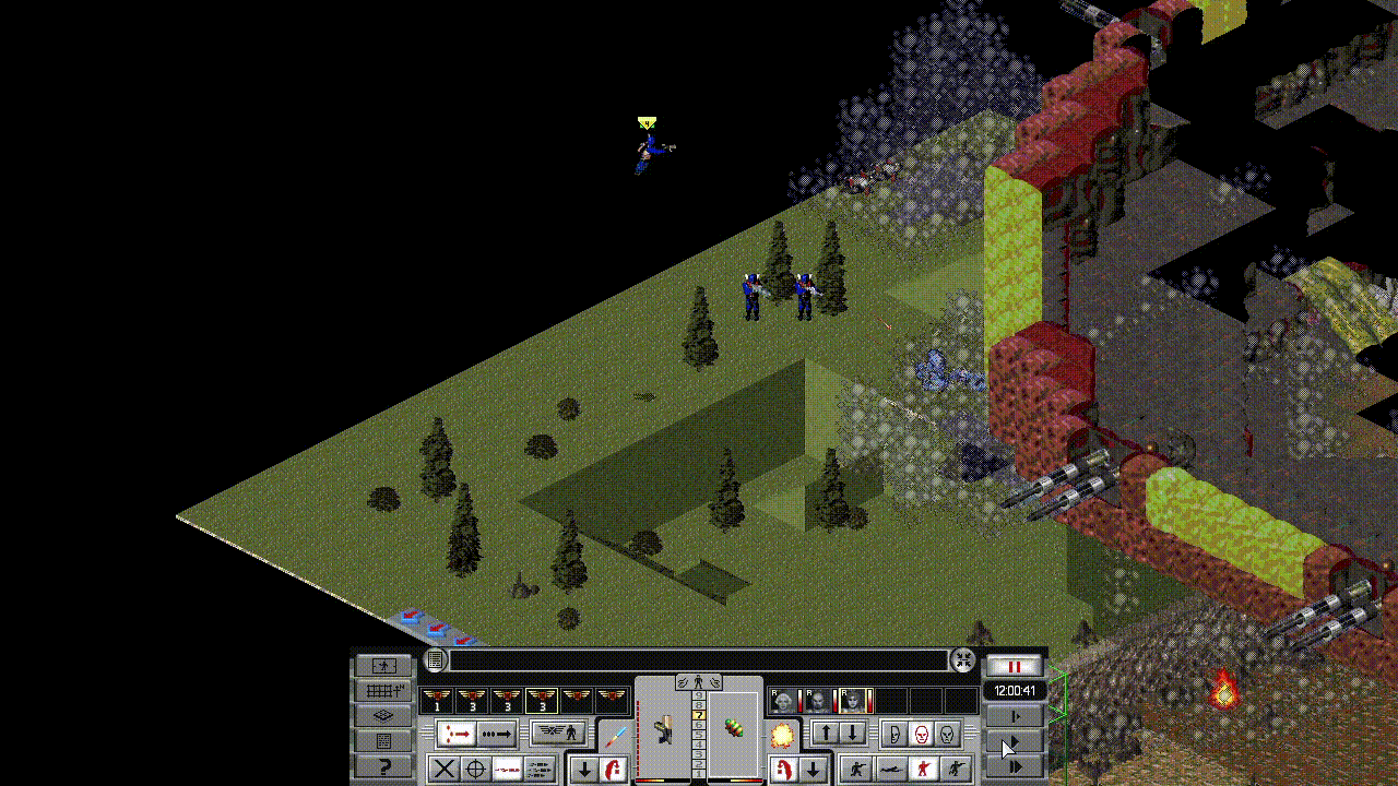 Agents can throw grenades through the floor projectile collision and