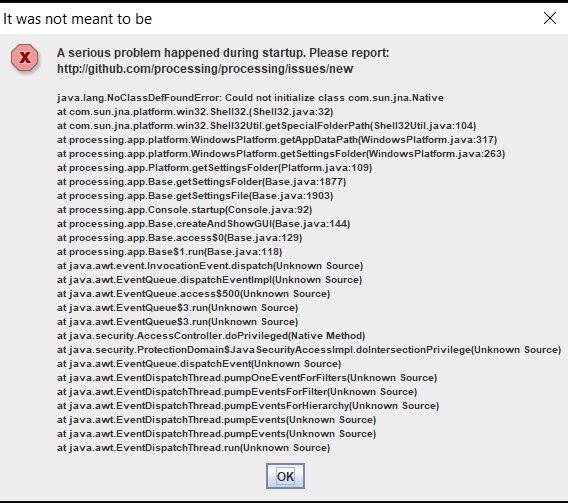It was not meant to be · Issue #5276 · processing/processing · GitHub