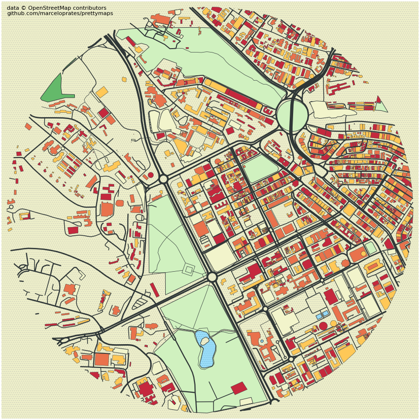 GitHub - kateodera/Pretty-maps: Maps created using Marcelo Prates ...