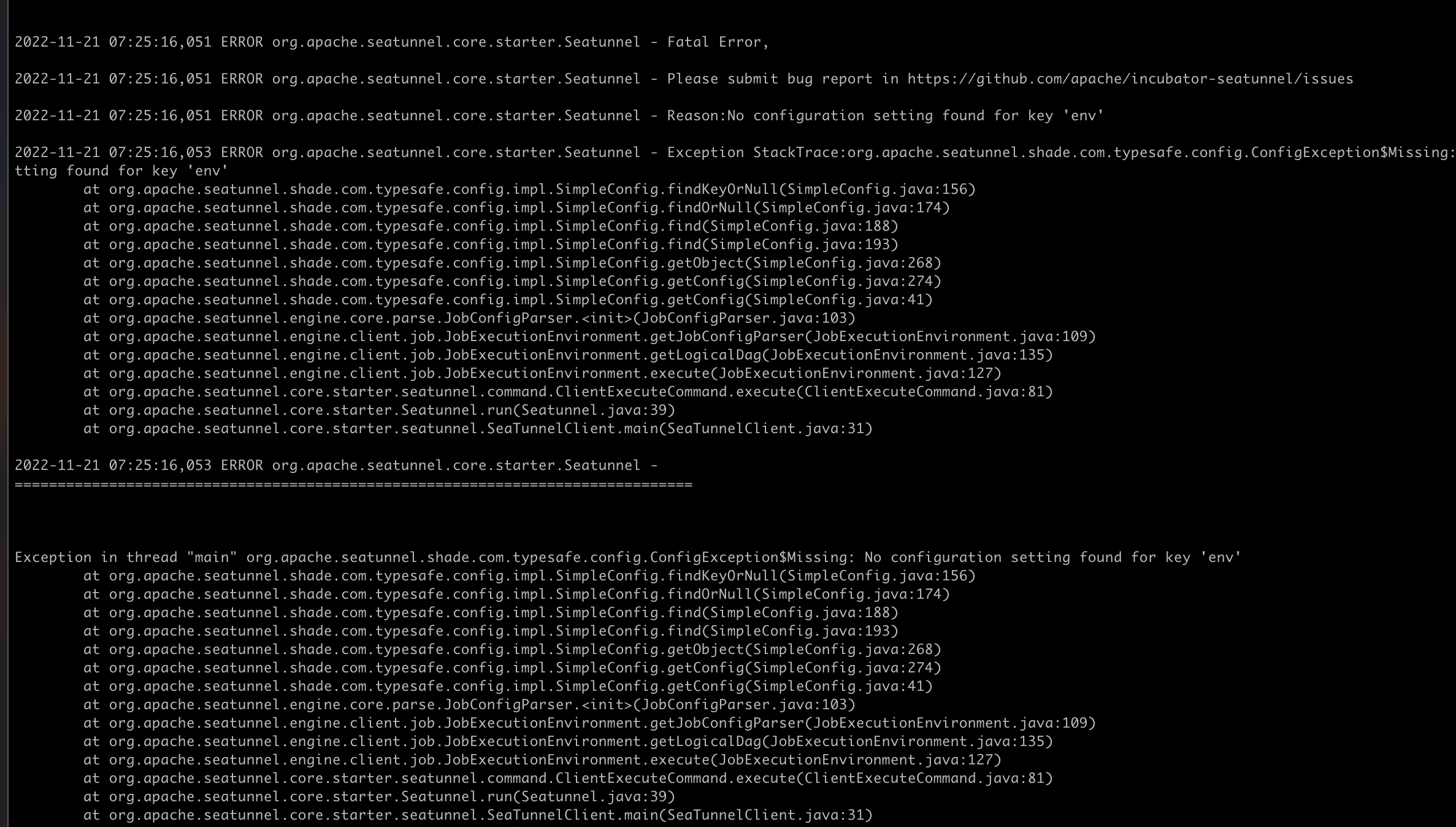 [Bug] [Core] Read config file but without check it exist. · Issue #3484 ...