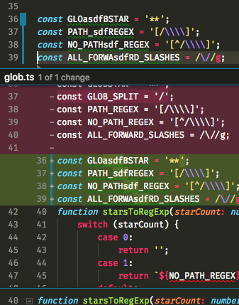 Code Editor Inline Diff Inconsistent positioning of code in inline diff editor · Issue #37358 ...