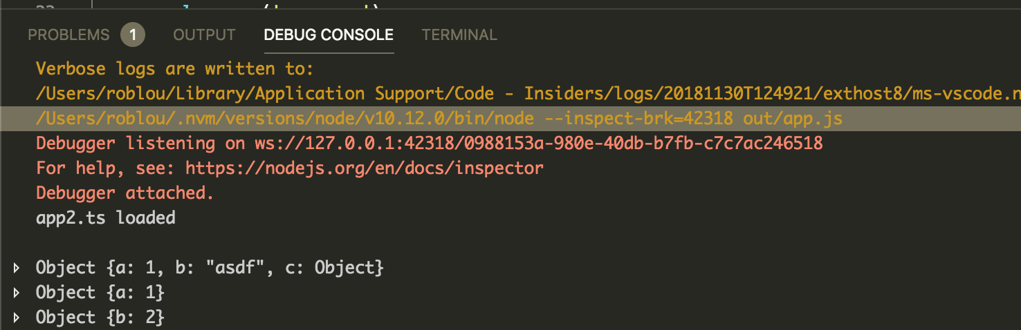 Rows in the debug console can be selected/hovered · Issue #64104 ...