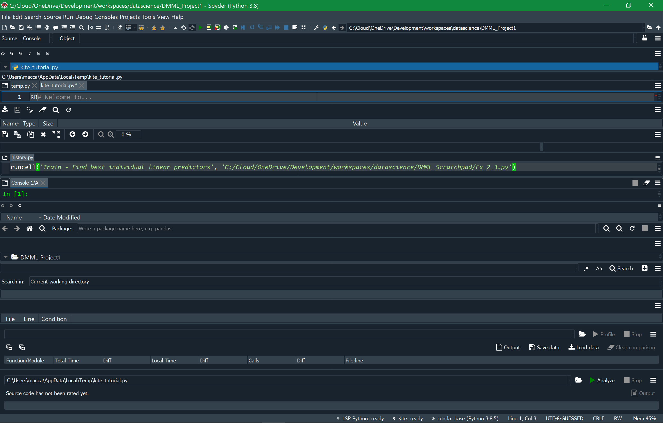 Creating project in existing folder · Issue 15693 · spyderide/spyder