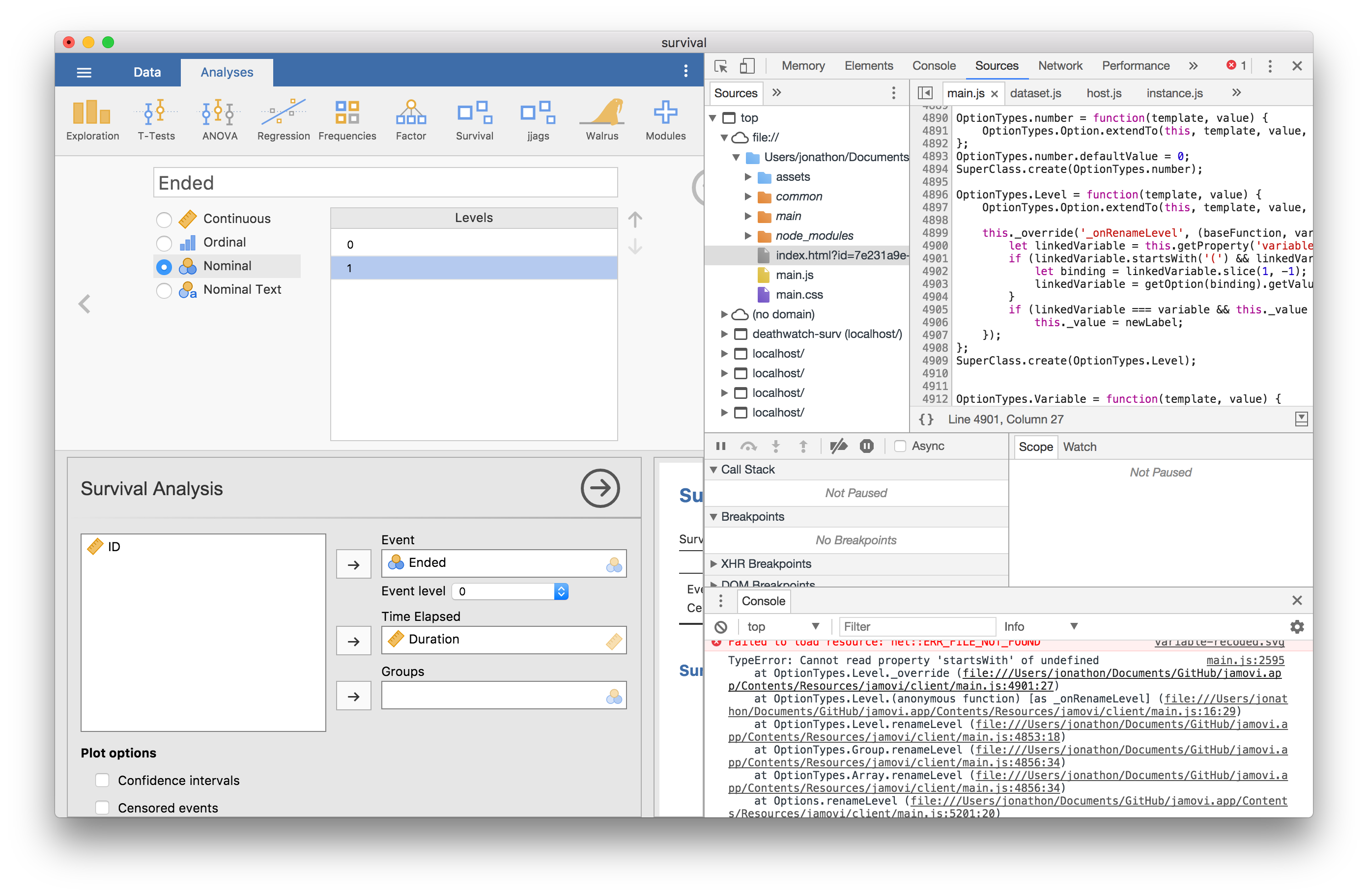 Issue with levels control issue 420 jamovi jamovi github
