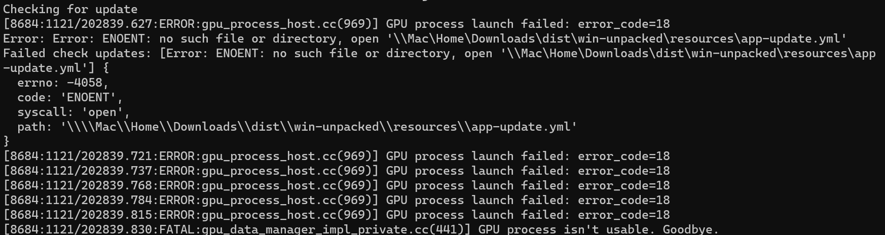 Cannot open the .exe file after compiling on mac. · Issue #873 · cawa ...