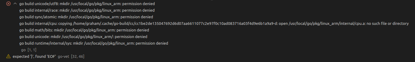 How to change Go build switches from within VSCode · Issue #630 ...