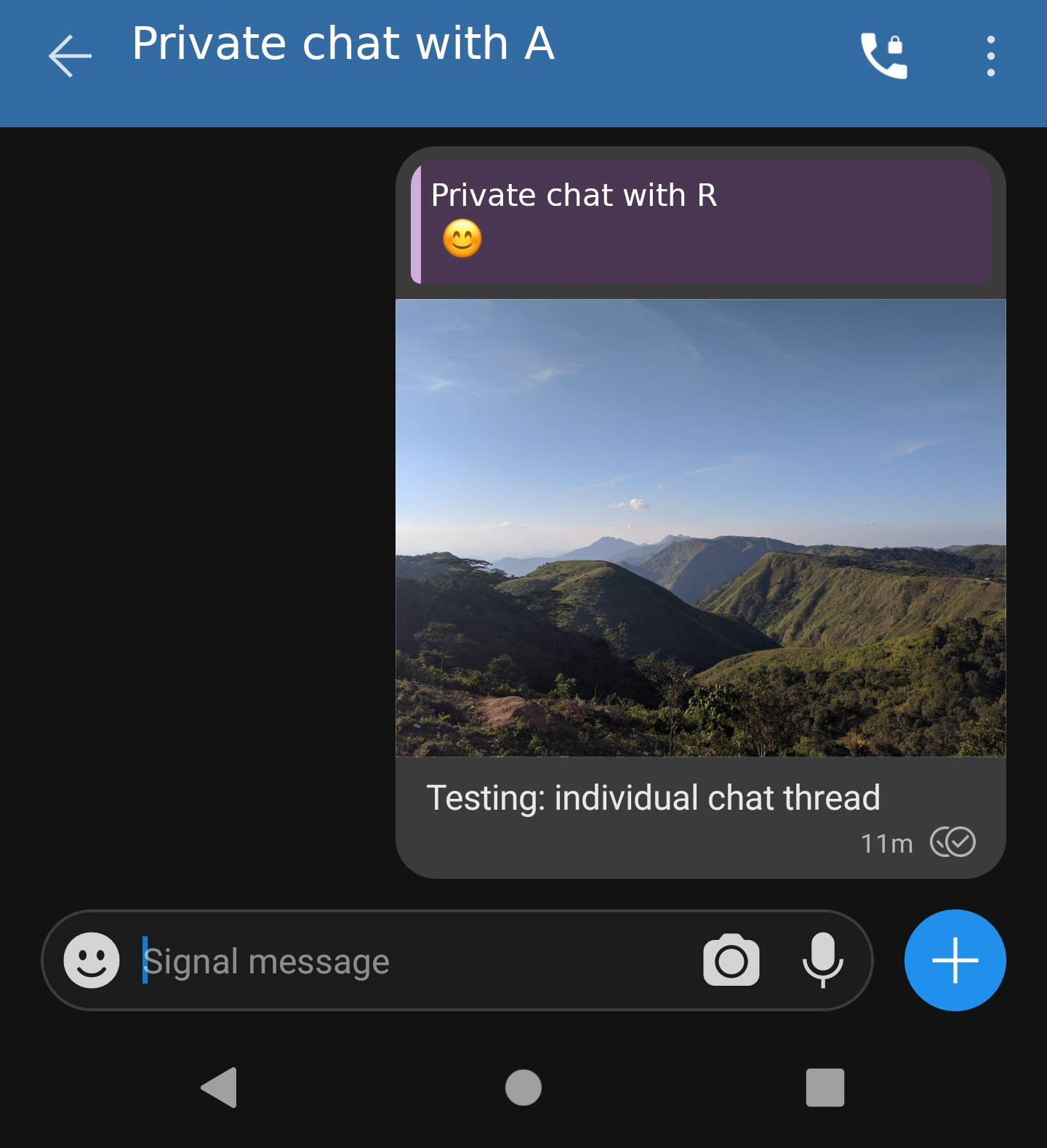 Chat A reply snippet leaks to chat B when photo is shared via Intent ·  Issue #9175 · signalapp/Signal-Android