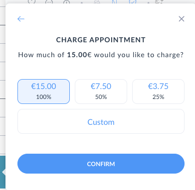 Appointment charge
