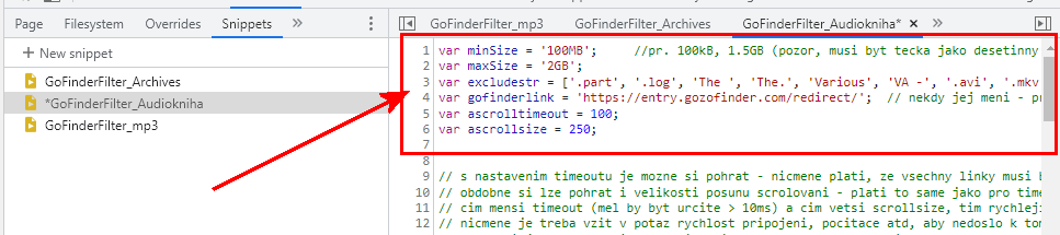 GitHub - Eva-F/GoFinderFilter