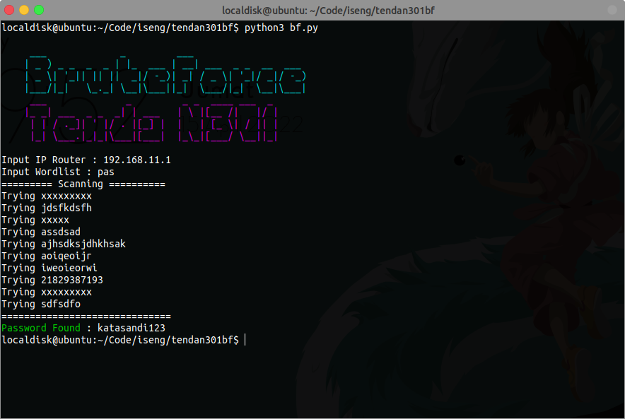 GitHub Mugi789 BruteForce TendaN301 For Crack Password Login Page 
