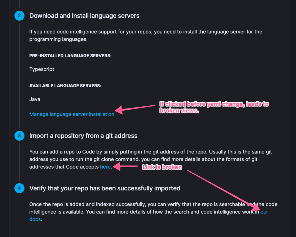 Code install screen has some indirect breaks · Issue #34465 · elastic ...