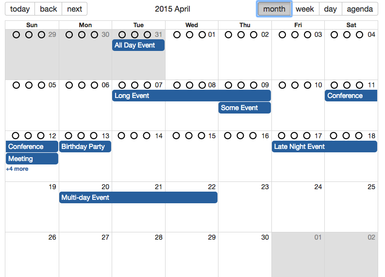 Customize day item in month view · Issue #644 · jquense/react-big-calendar  · GitHub
