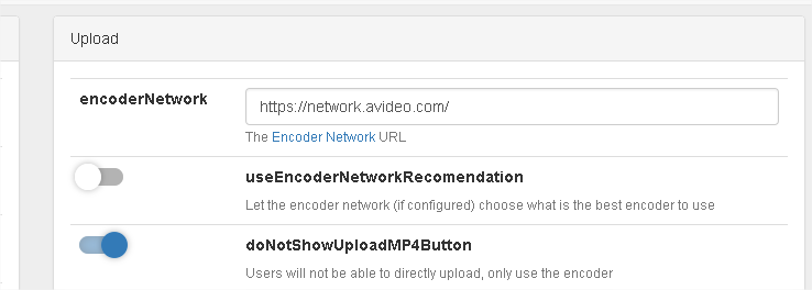 Can't change encoder network · Issue #2851 · WWBN/AVideo · GitHub