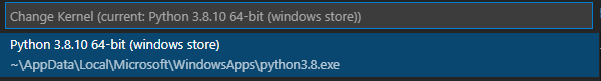 jupyter notebook running a wrong python kernel (python... Wrong kernel when running a Jupyter Notebook! · Issue #6709 · microsoft ...