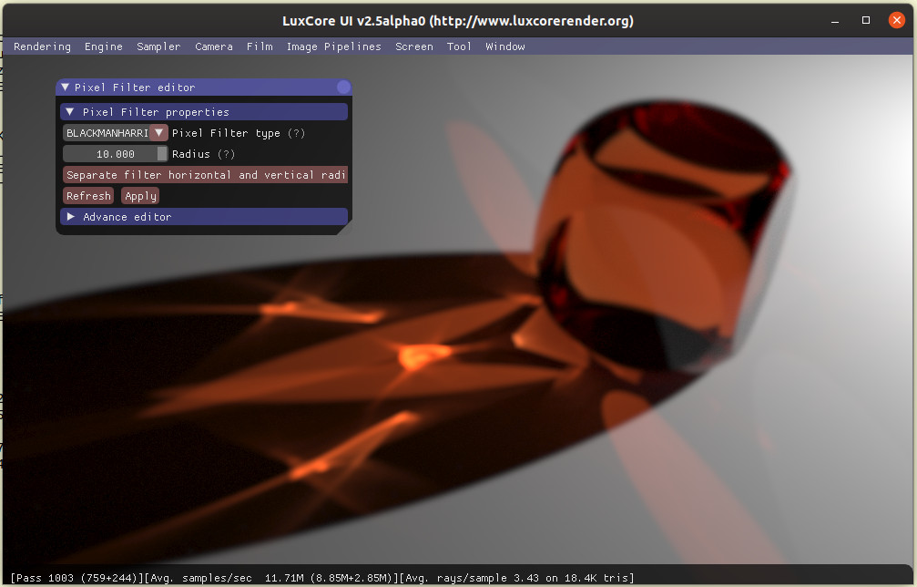 Pixel filter width has no effect on light tracing · Issue #413 ...