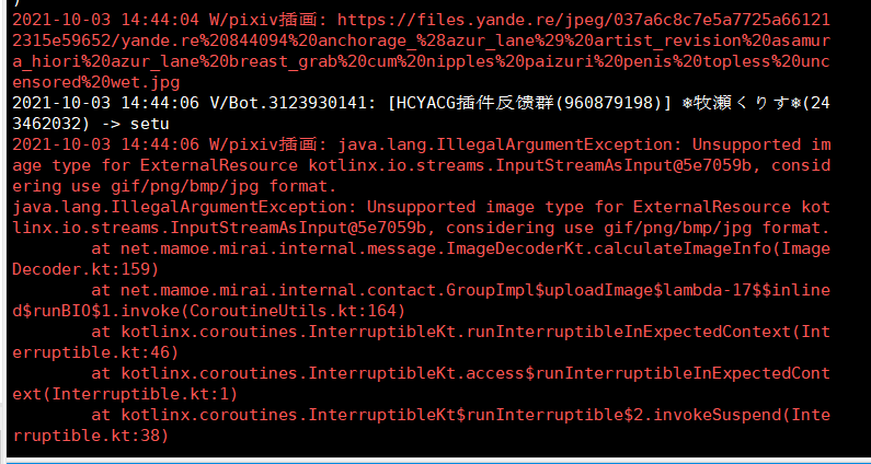 部分图片无法发送，出现Unsupported image type for ExternalResource，considering use ...