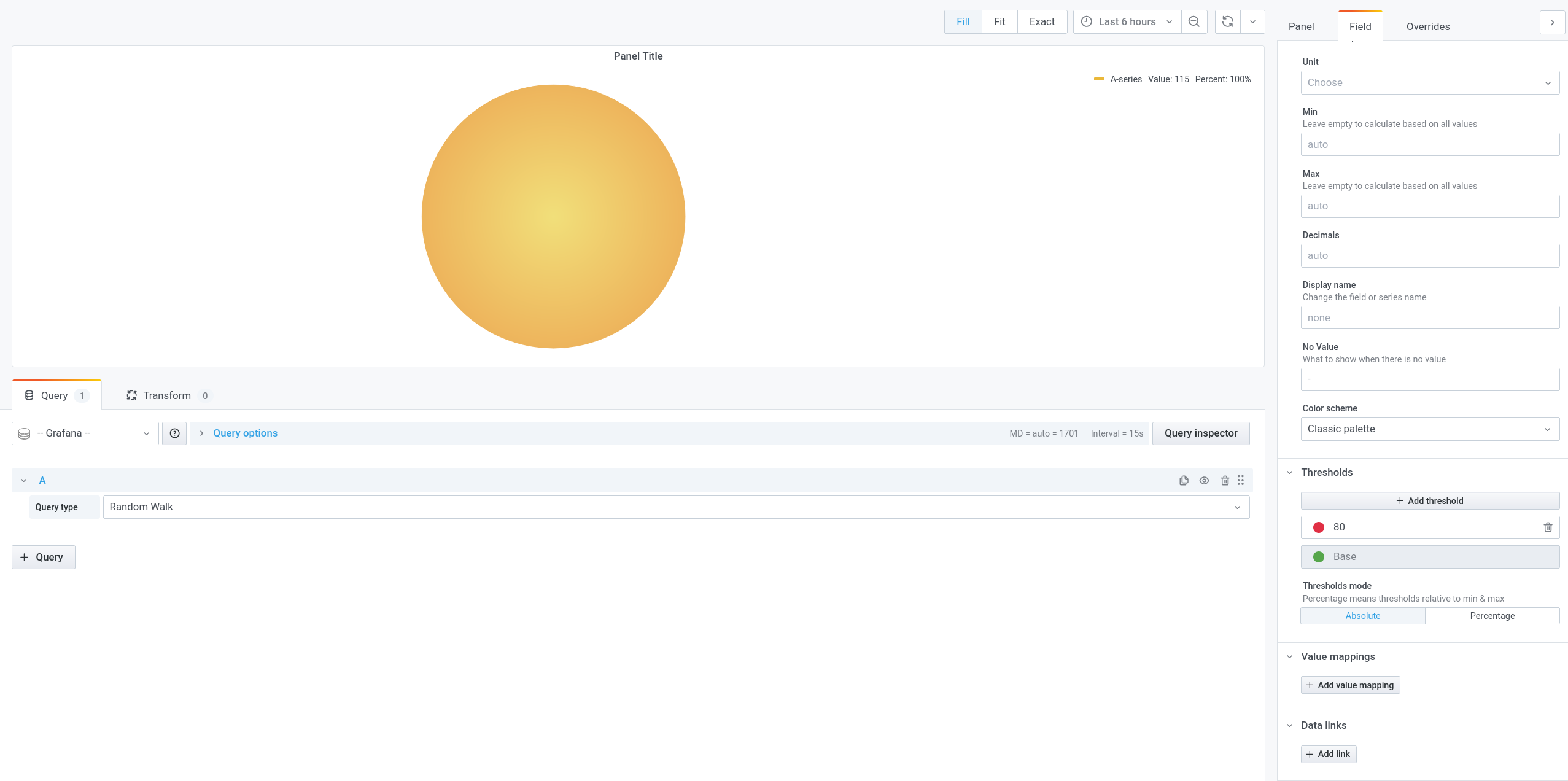 PieChart Support thresholds and gradient color schemes · Issue 32794