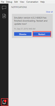 Cannot update emulator to latest version · Issue #1887 · microsoft ...