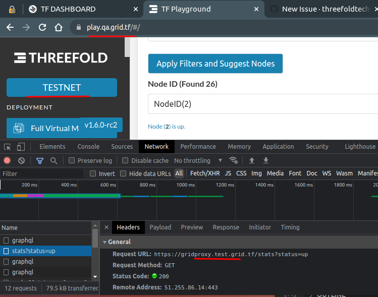 wrong network env on QA playground · Issue #1225 · threefoldtecharchive ...