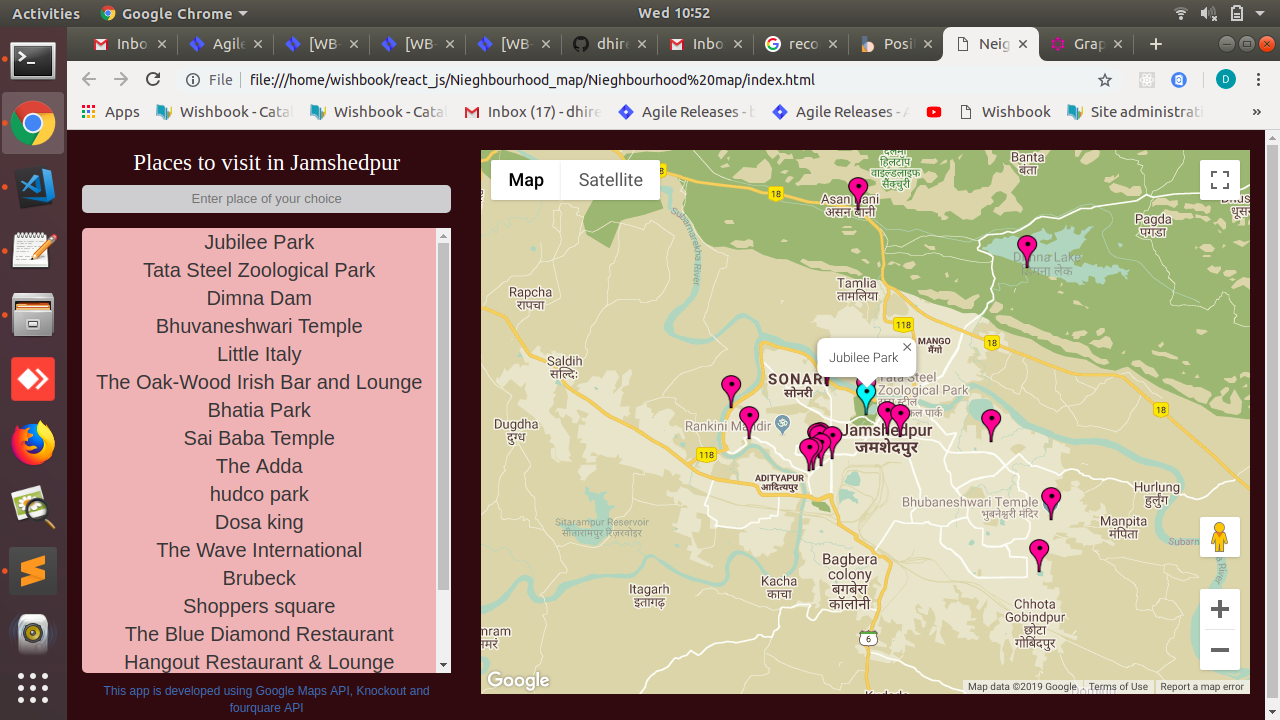 GitHub - dhirendrapratapsingh/myHometownMap: This google map API based ...