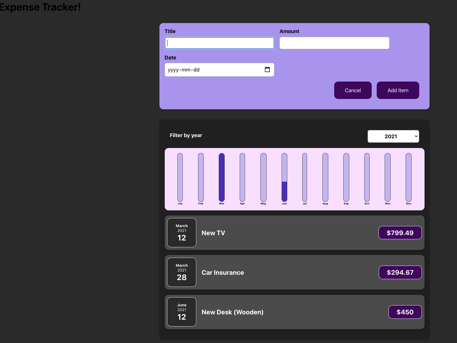GitHub - zee123123/Expenses_Tracker_React: A expenses tracker created ...