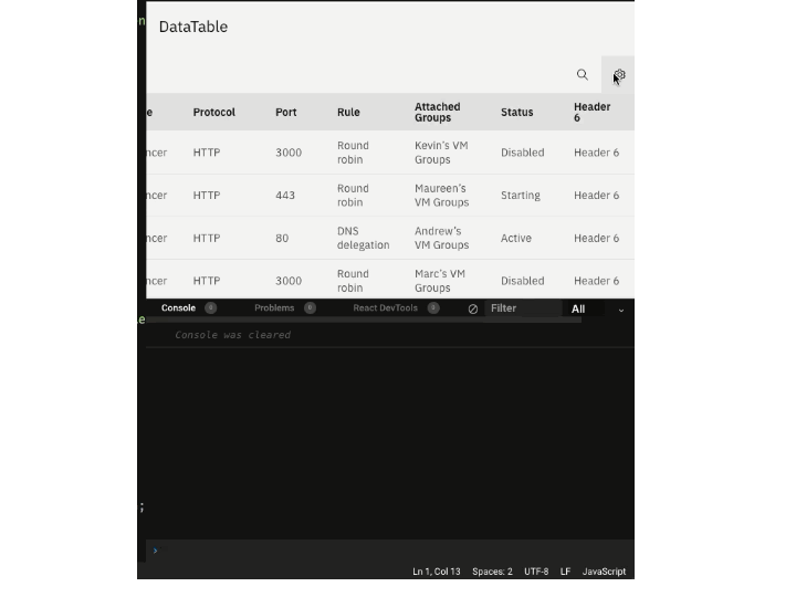 [Datatable][isSortable] console error occurs when a column has been ...