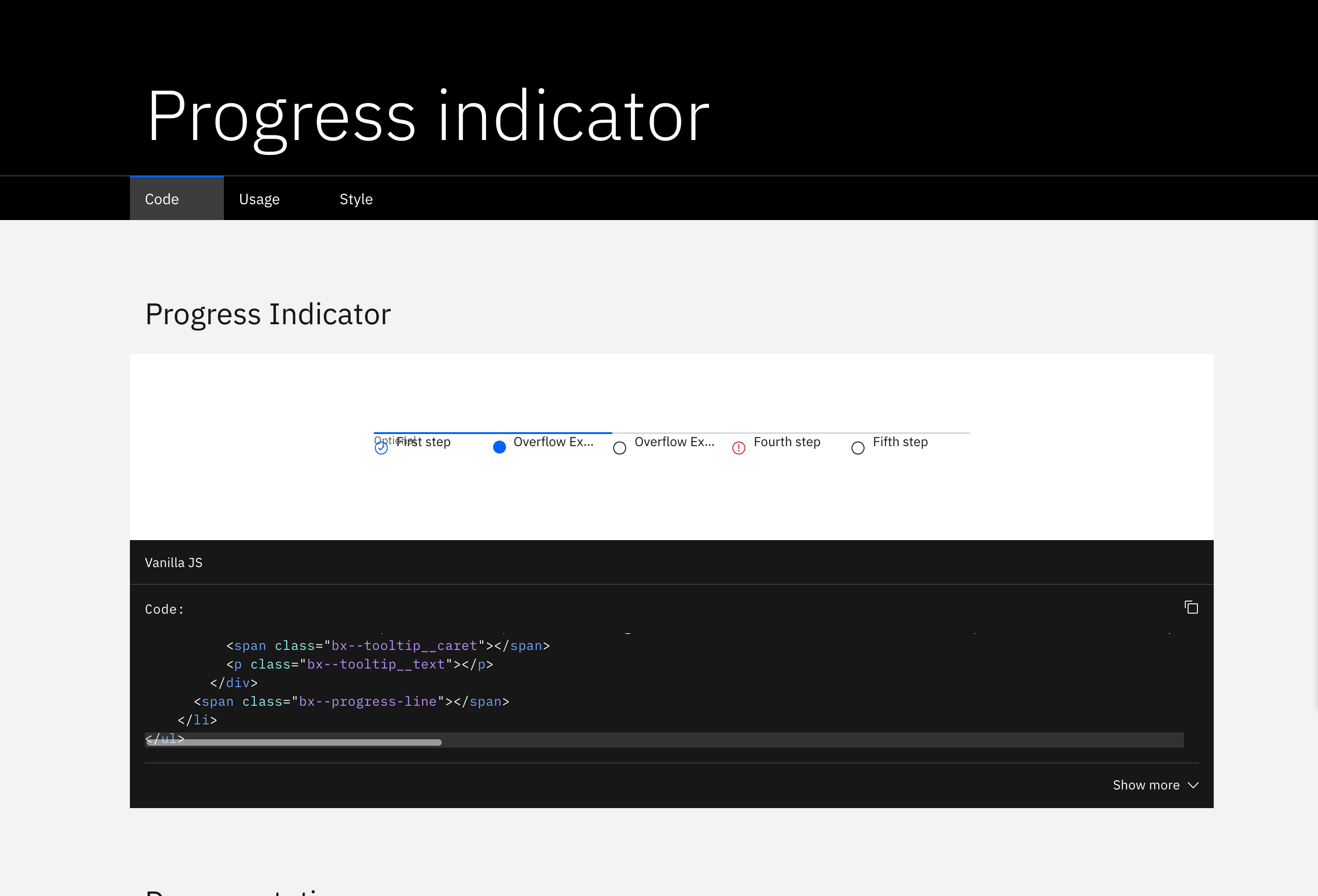 Progress Indicator Component Example Bug Mobile desktop Chrome progress-indicator-component-example-bug-mobile-desktop-chrome