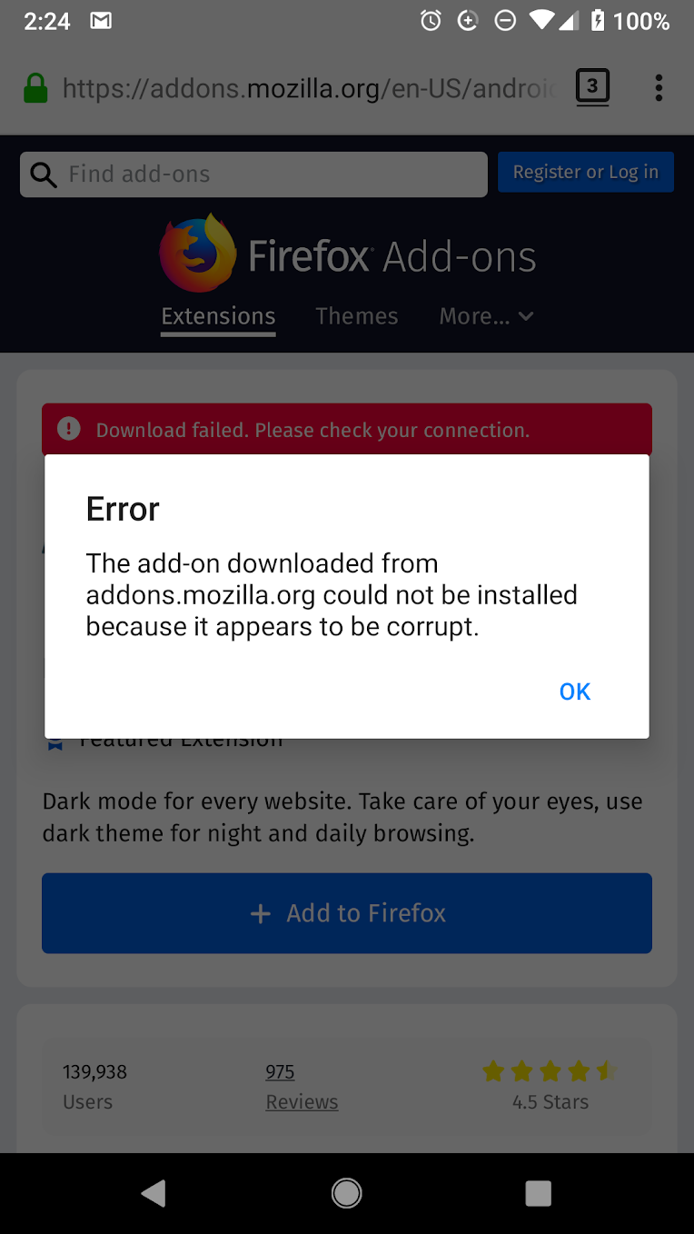 Patch Fix Fox Firefox Mobile