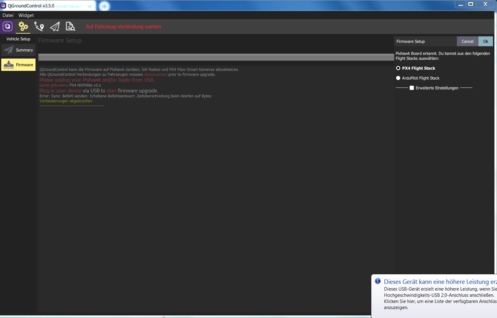 QGC not able to flash NXP FMUK66 · Issue #7360 · mavlink/qgroundcontrol ...