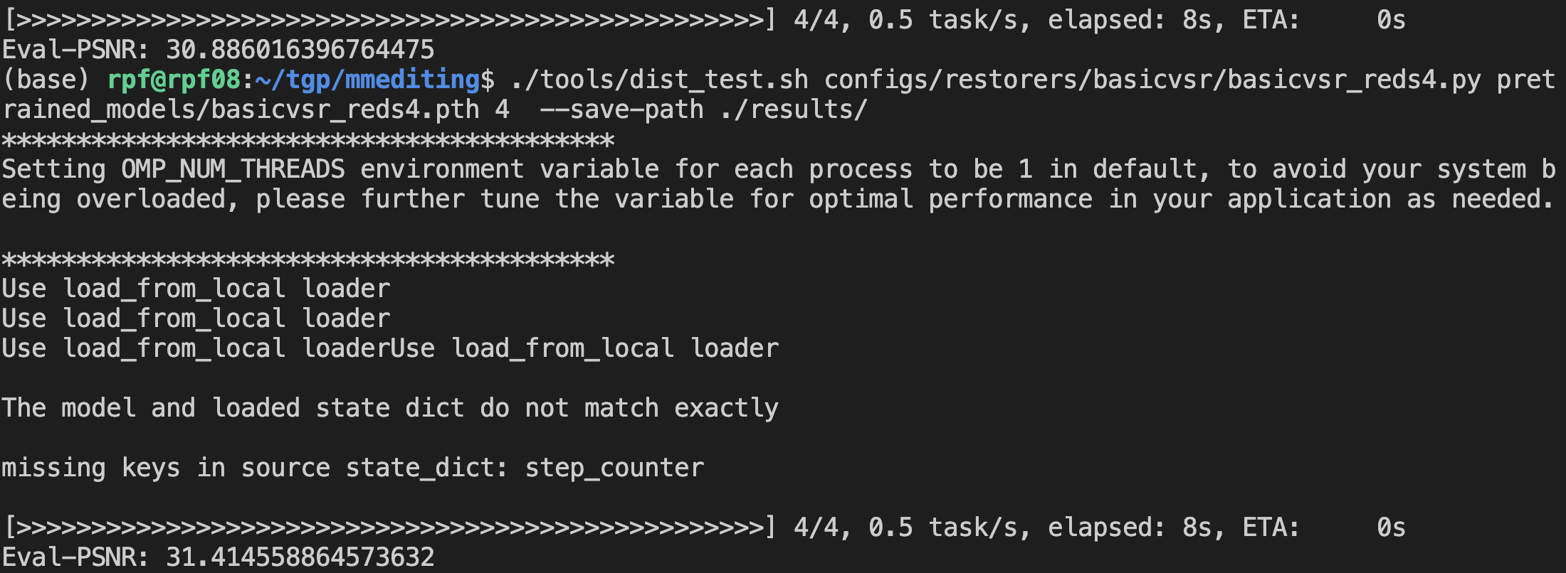 basicvsr test and pre-trained model · Issue #352 · open-mmlab/mmagic ...