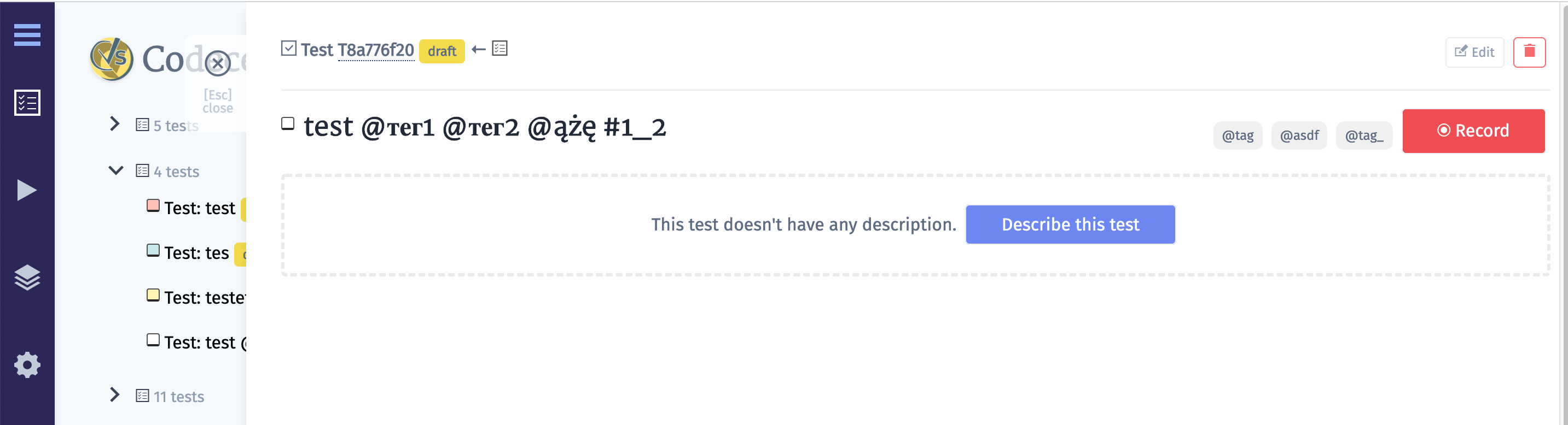there is no unicode support for tags · Issue #61 · testomatio/app · GitHub