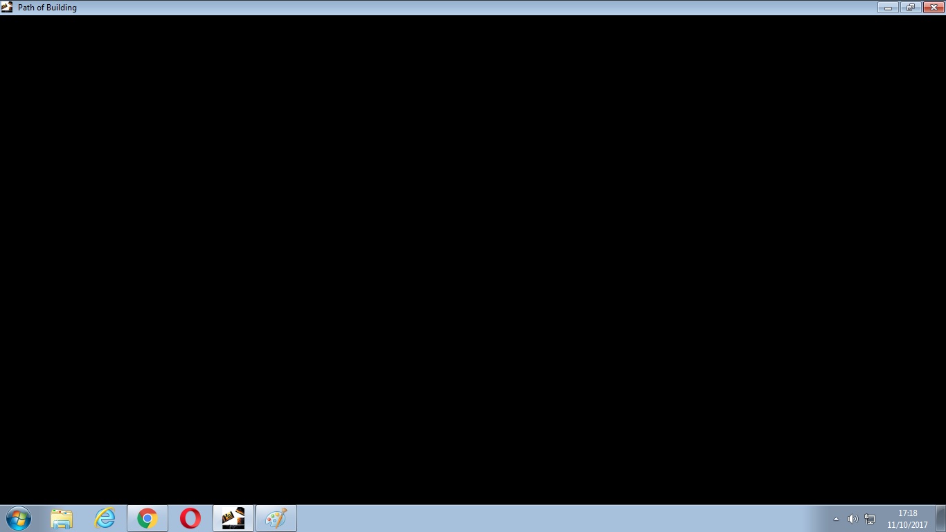 Black Screen On Start Issue 672 Openarl PathOfBuilding GitHub