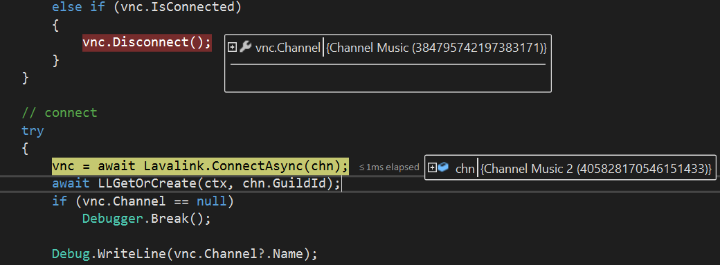 GuildConnection#Channel can be null after connect · Issue #359 ...