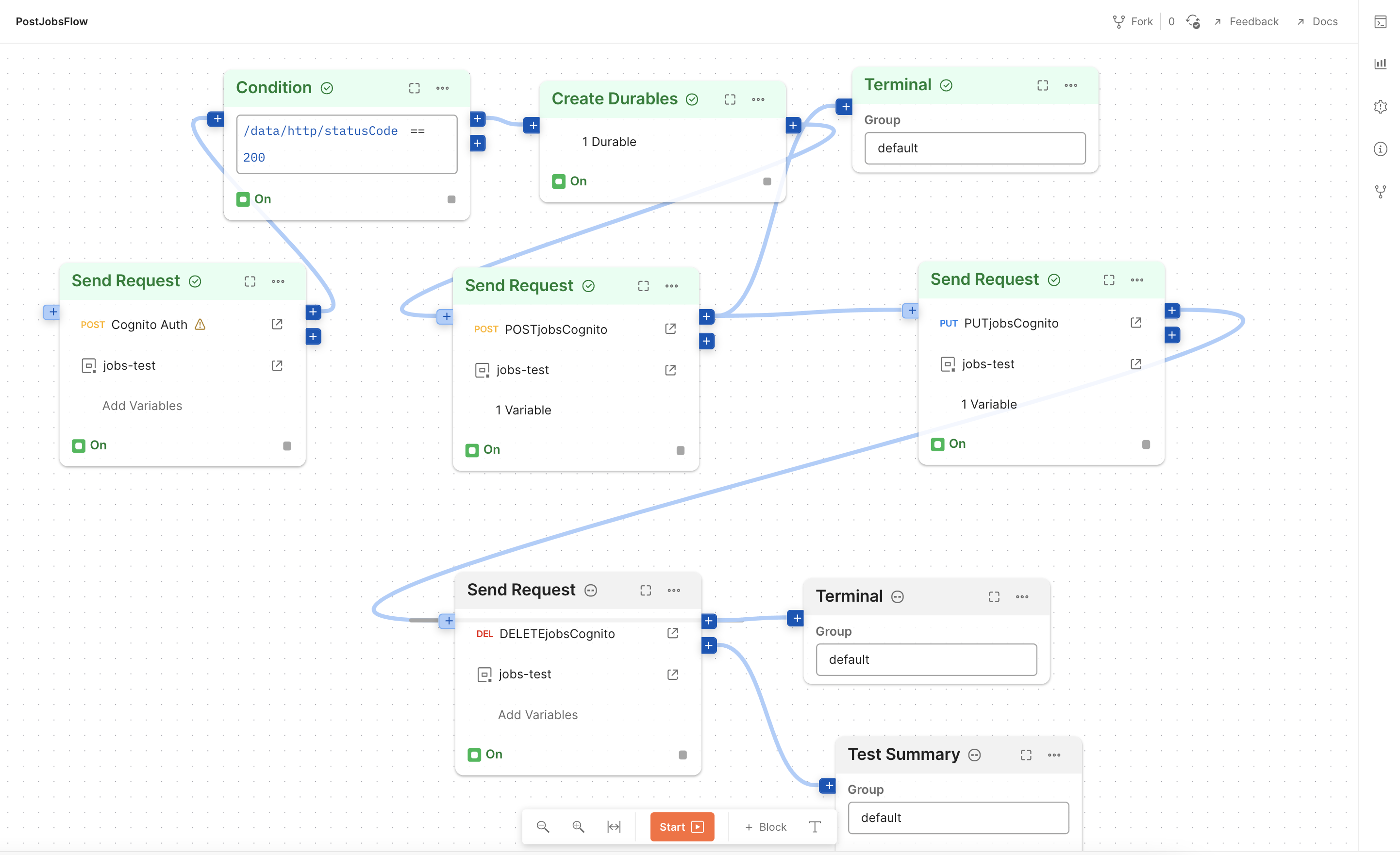 Trying to pass an access_token from the 1st step to the 2nd as an ...