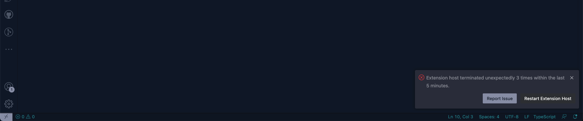 My all extension off · Issue #177172 · microsoft/vscode · GitHub