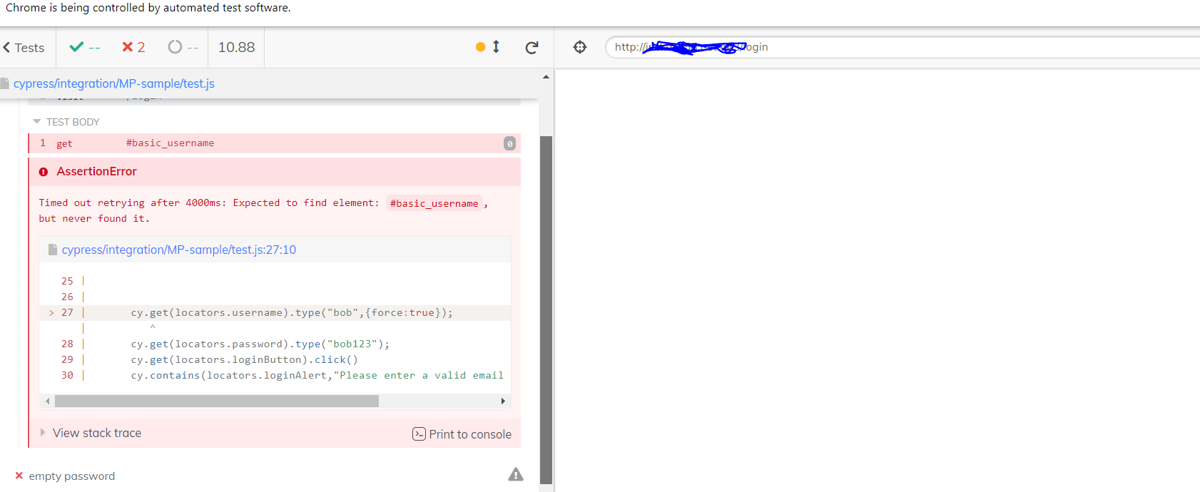 Cypress does does not open website and does not download assets · Issue ...