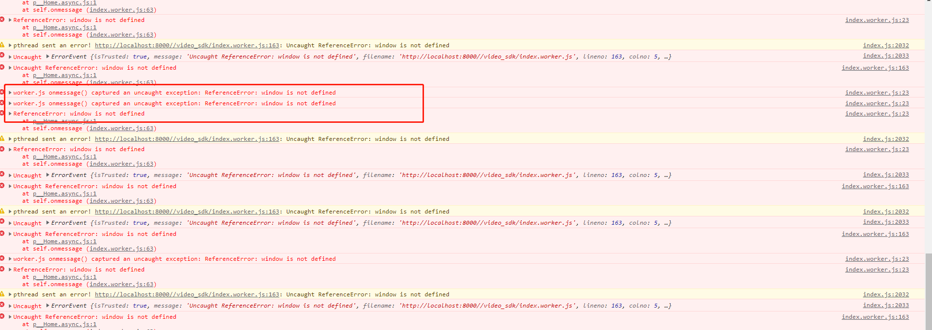 请问umi中使用 Worker多线程，报错window is not defined？ · Issue 7528 · umijs