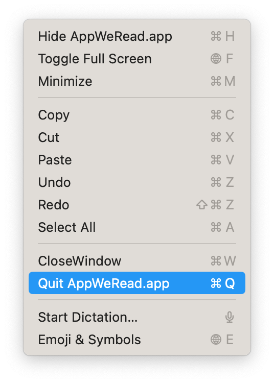 Menu "Quit" should be the last one for ux consistency · Issue #356 ...