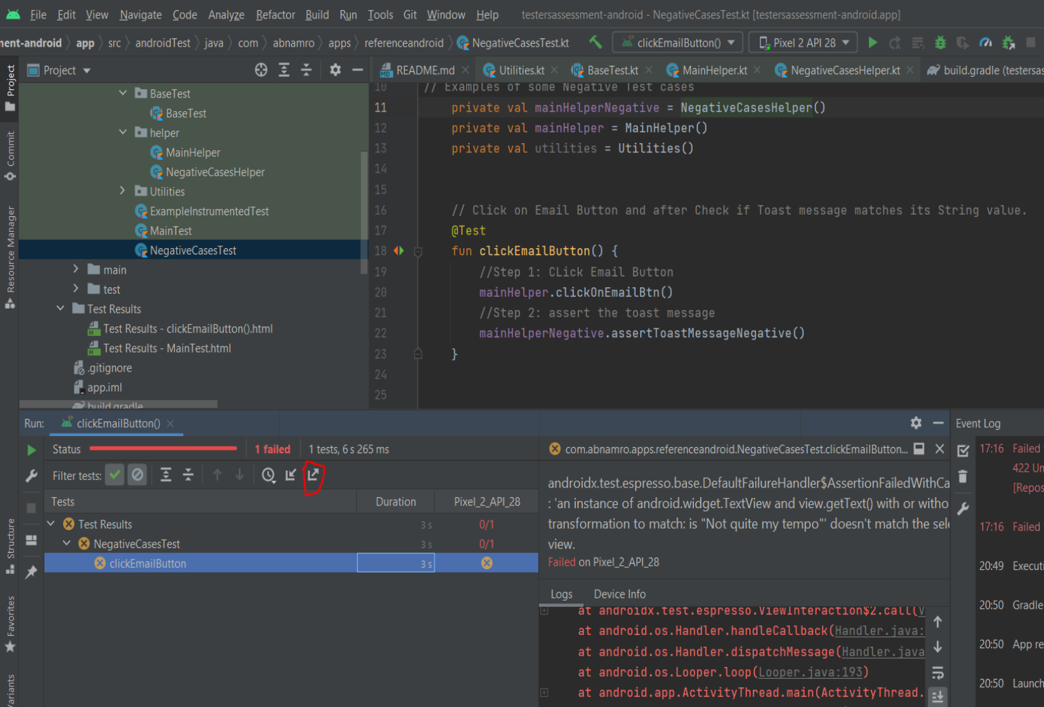 GitHub - dtn260/abntest-android: Commit for espresso android