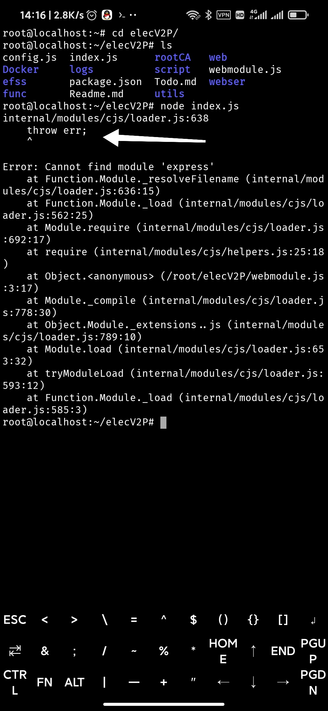 node index.js 运行出错 小白表示不会解决 · Issue #65 · elecV2/elecV2P · GitHub