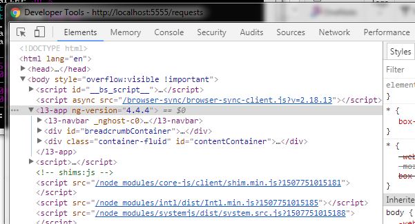 Angular 4 How could I remove the warning "The element is deprecated ...