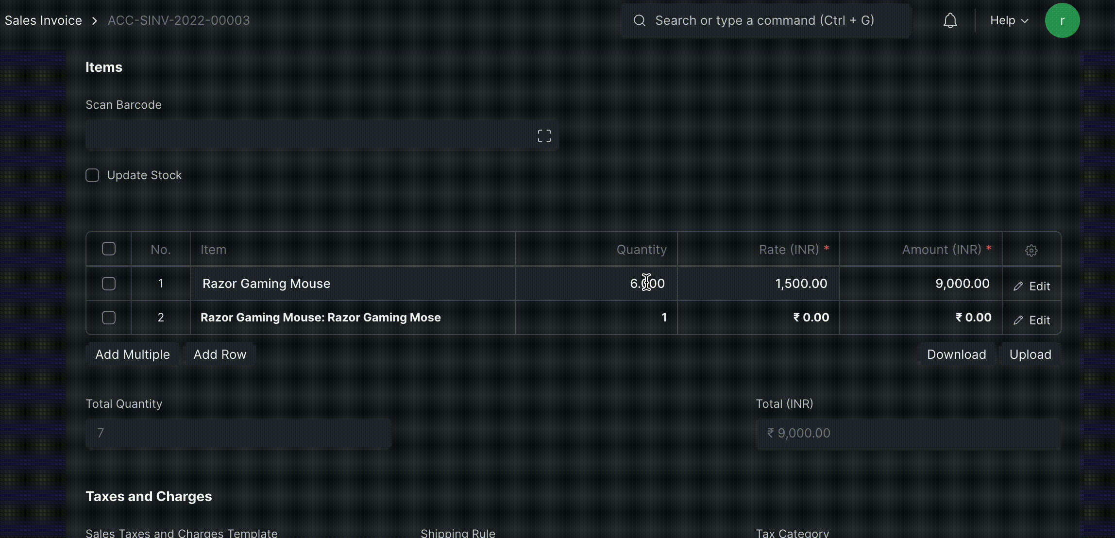 feat(pricing rule) free qty rounding and recursion qty by rtdany10