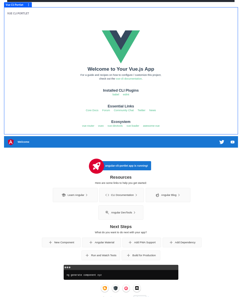 feat migrate adaptations for react, angular and vue to the new js
