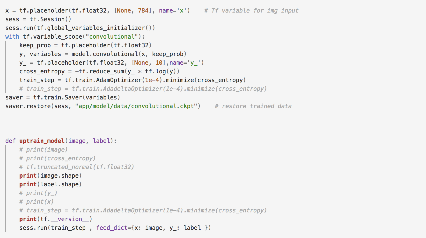 trying to retrain my CNN model in digits recognition · Issue #18859 ...