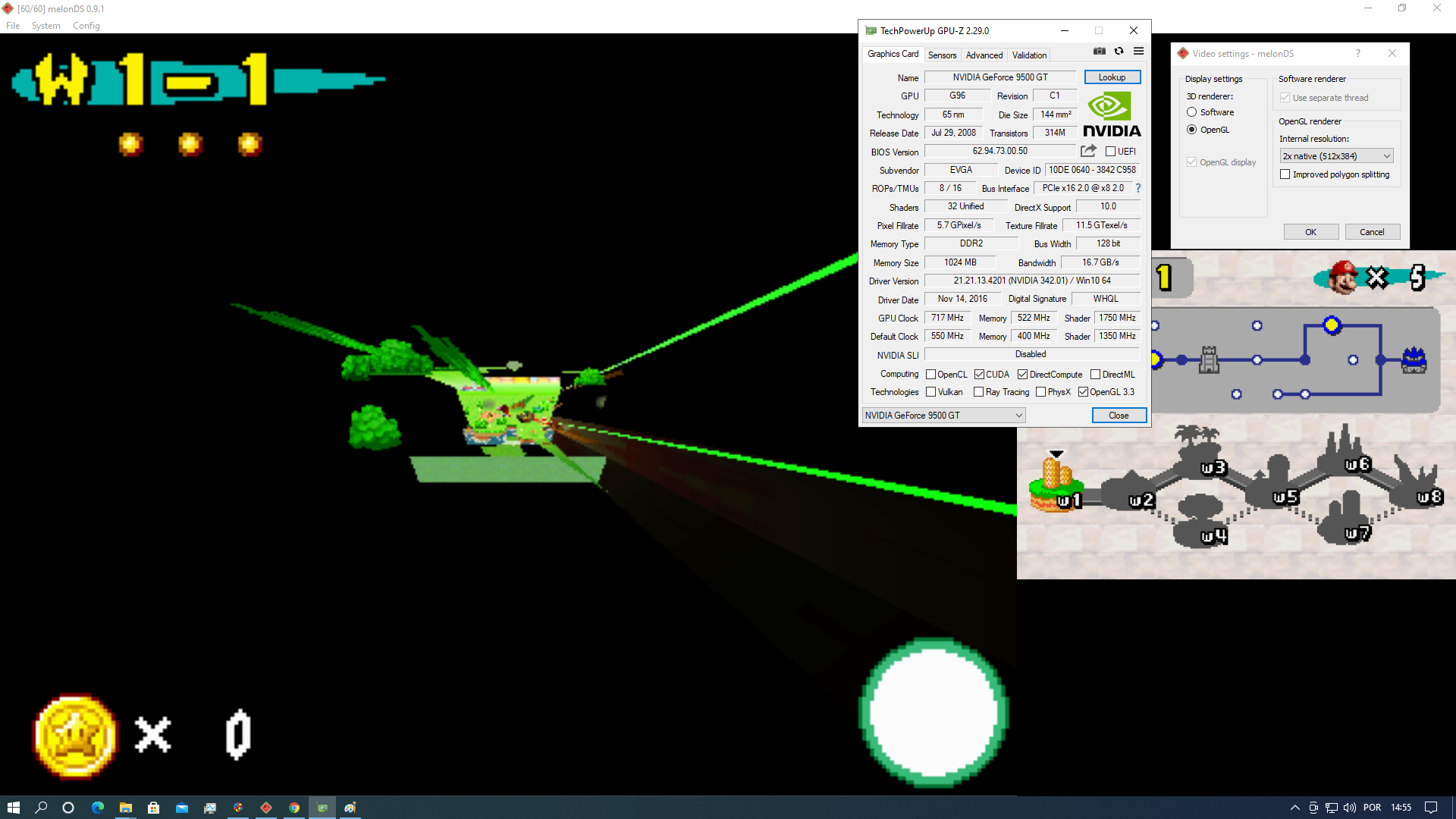 continue the bug in OpenGL on my graphics card · Issue 912 · melonDS