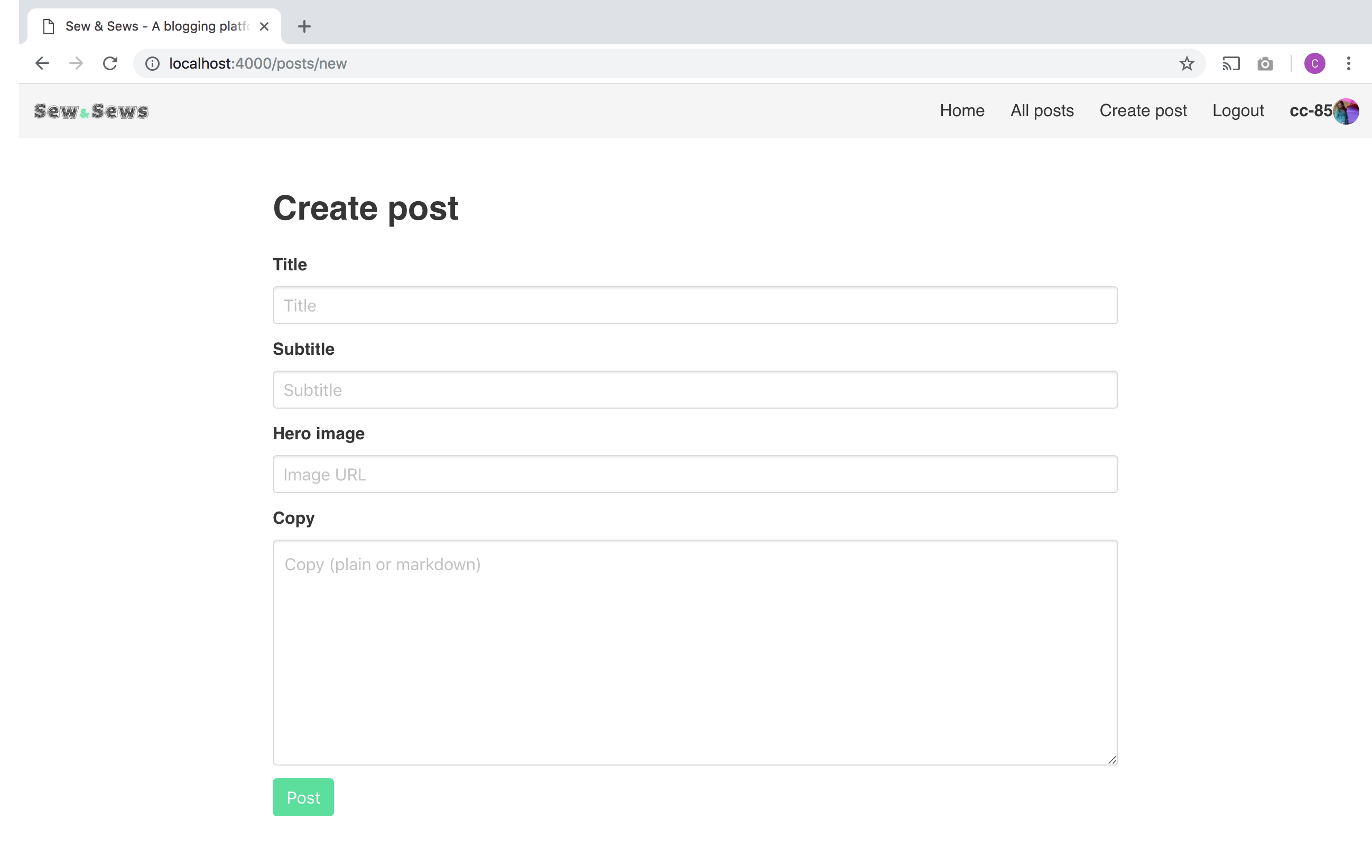 GitHub - cc-85/project-02: A full stack Express app