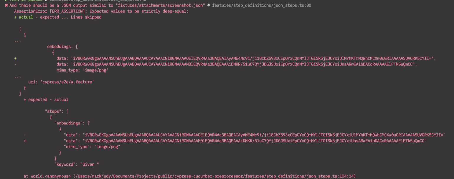feature Allow args to be used with the json formatter by mrkjdy · Pull