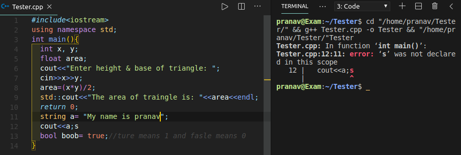 VS Code in Ubuntu 19.10