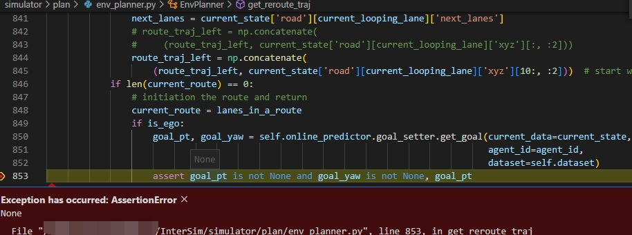 Error in runing: goal is None in get_reroute_traj · Issue #3 · Tsinghua ...